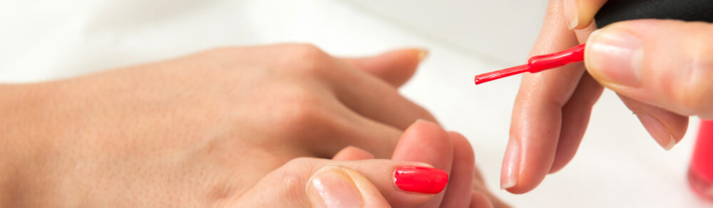 Gel polish beauty treatment